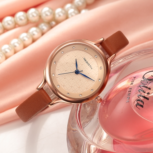 

REBIRTH Fashion Casual Quartz Watch Life Water-resistant Watch Women Wristwatches Female