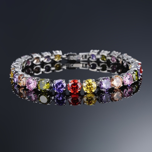 

Мода Люкс Diamond Zircon Браслет Изысканный женщин ювелирные украшения запястье аксессуары