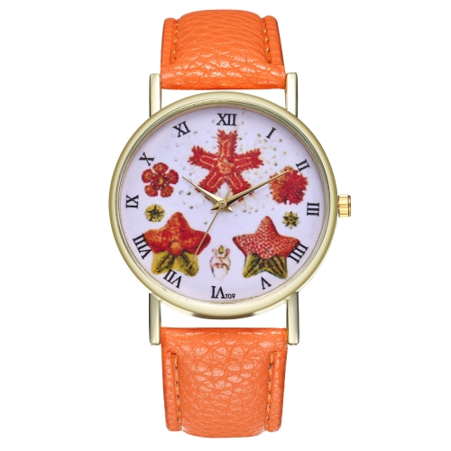 

Vintage Starfish Иллюстрация Классический стиль Женские мужские часы для него Ее идеи подарка Модные аксессуарыT09