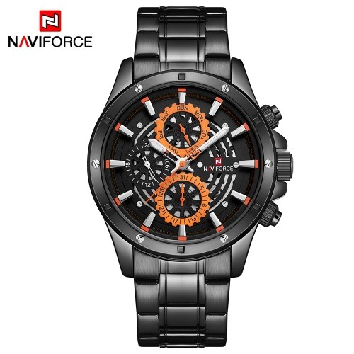 NAVIFORCE NF9149 Uomini Marca Orologio Al Quarzo Luminoso Moda Casual Sport All'aria Aperta Maschio Impermeabile Orologio Da Polso Relogio Masculino con Confezione regalo