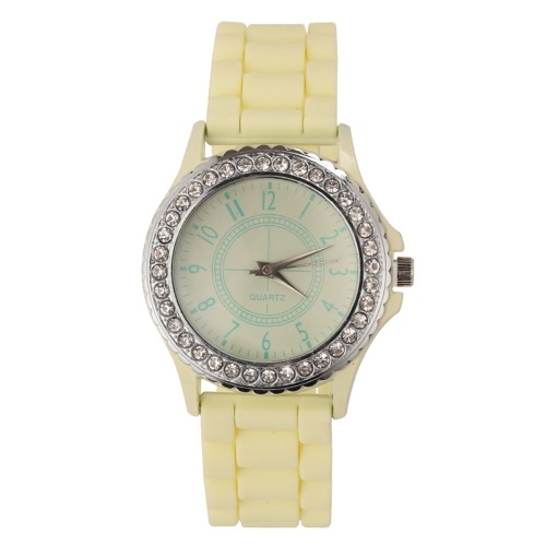 

Classic Women Quartz Watch Female Fashion Wrist Watch with Silicone Strap Lightweight Casual Watches Daily Waterproof Analog Watch