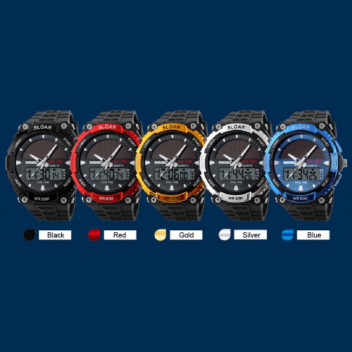 

SKMEI Fashion Solar Power Sports Military Watch