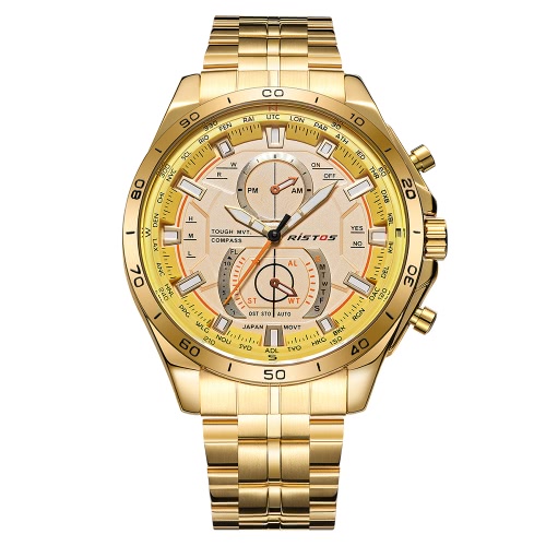 

RISTOS 2017 Fashion Stainless Steel Men Watch