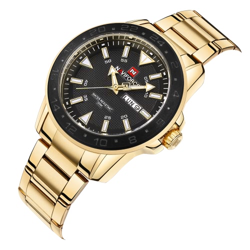 

NAVIFORCE Sport Quartz Watch 3ATM Water-resistant Men Watches Luminous Wristwatch Male Calendar