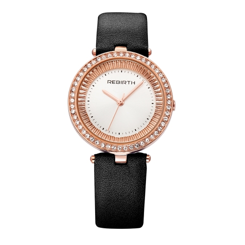 REBIRTH Fashion Luxury Women Watches 1ATM Water-resistant Quartz Casual Simple Woman Wristwatch Relogio Feminino