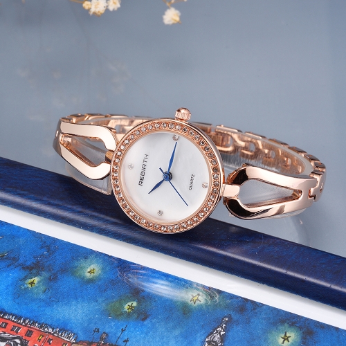 

REBIRTH Fashion Luxury Quartz Women Casual Wristwatch Water-Proof Ladies Business Watch Female Feminio Relogio