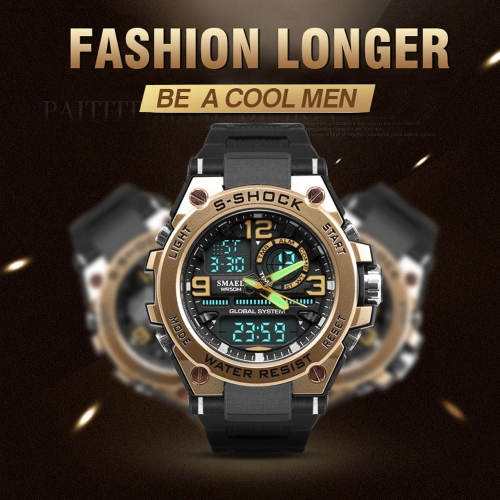 

Men's Stylish Sports Multi-function Electronic Waterproof Watch Dual Display Wristwatches