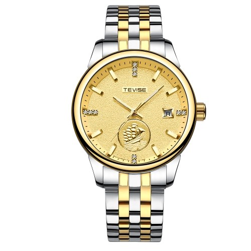 TEVISE Automatic Men Mechanical Watch Luminous Waterproof Sport Male Clock Business Wristwatch