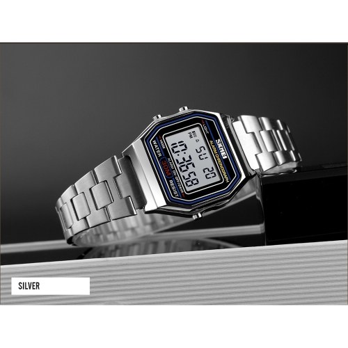 

SKMEI 1415 Men Analog Digital Watch Fashion Casual Sports Wristwatch Time Display Alarm 3ATM Waterproof Leather Strap Backlight Multifunctional Watches Relogio Masculino