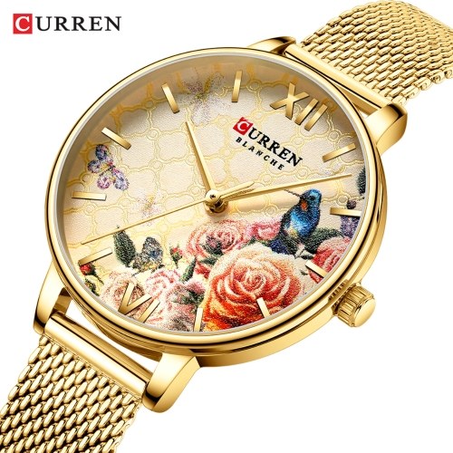 CURREN 9060 Luxury Casual Business Quartz Women Watch