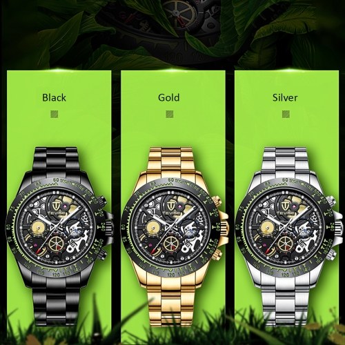 

TEVISE Mens Watch Luxury Automatic Mechanical Watch