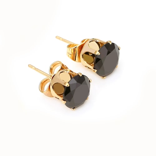 

Crystal Zircon 18K Gold Plated Stud Earrings for Women