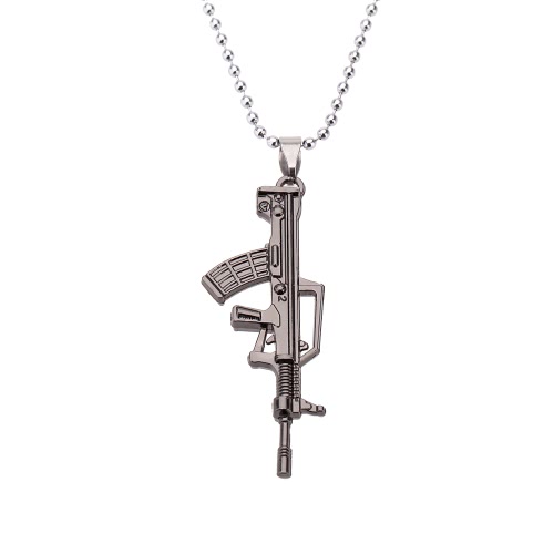 

Fashion Personalized Army Gun Rifle Pendant Necklace
