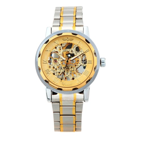 

WINNER Semi Automatic Mechanical Gold Dragon Pattern Men Watch