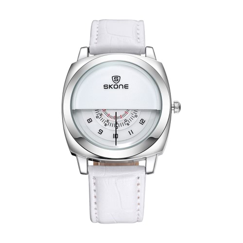 

Skone Three Dial One H/Min/S Hand Water-proof Leather Quartz Analog Watch