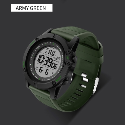 

SANDA 372 Electronic Sport Watch Men Waterproof Watches Digital LED Back Light Wristwatch for Male Clock