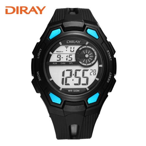 

DIRAY 50M Water-resistant Large Dial Digital Men Watches