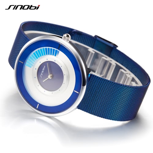 SINOBI Fashion Casual Watch 3ATM Water-resistant Quartz Watches Men Wriswatches Male