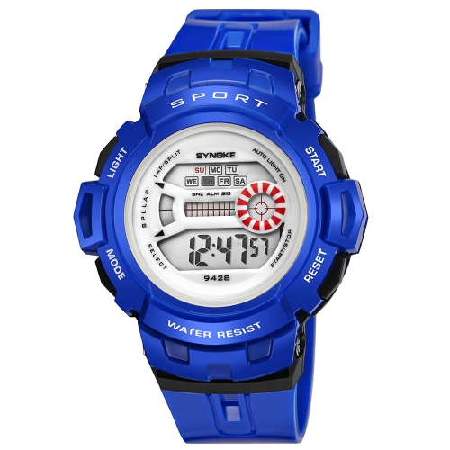 

SYNOKE Students Children Sport Watches 3ATM Life Water-resistant Digital Backlight Child Kids Boy Girls Wristwatch Alarm Stopwatch