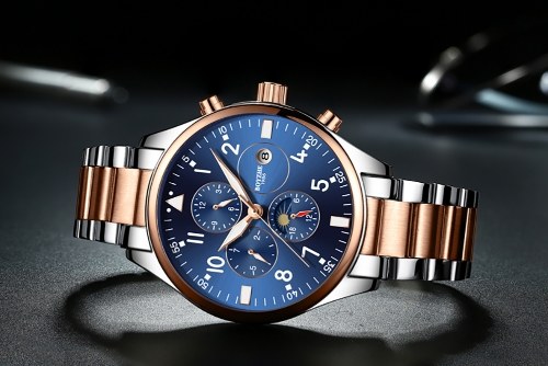 

BOYZHE WL002-G Brand Luminous Waterproof Business Watch