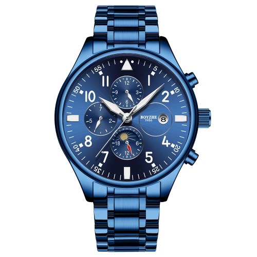 

BOYZHE WL003-G Brand Luminous Waterproof Business Watch