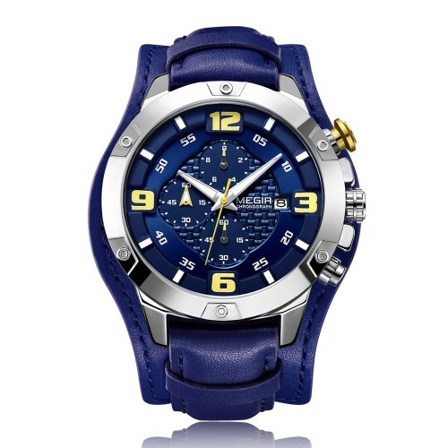 

MEGIR 2099 Men Watch/ Quartz Sport Simple Wristwatch