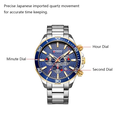 

CURREN 8309 Men Sport Quartz Watch