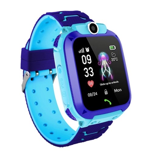 

Q12 Kids Intelligent Watch Students IP67 Waterproof Touching-screen SOS Smartphone Call Device Location Tracking Watches