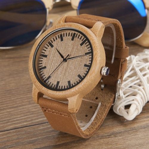 

BOBOBIRD Fashion Simple Bamboo Lovers Watch