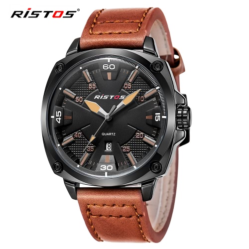 

RISTOS 2017 Fashion Luminous Sports Military Style Men Watch Quartz Water-Proof Man Casual Wristwatch Calendar Masculino Relogio +