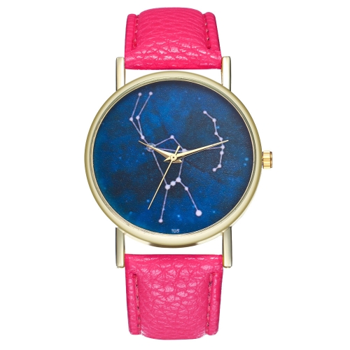 

Orion Constellation Leather Ladies Мужские часы Идея подарка Минималистичная геометрическая линия Рисование AstronomyT05