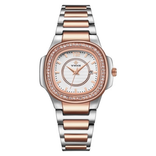 

Ladies Quartz Wrist Watch with Stainless Steel Strap 3ATM Waterproof Watch Gifts for Women