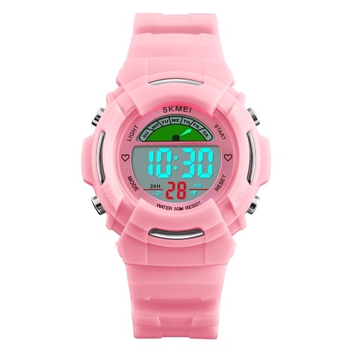 

SKMEI Kids Sport Digital Watch 5ATM Водонепроницаемые детские часы Backlight Wristwatch с сигнализацией