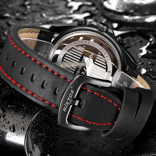 

RISTOS Military Army Men Watches Sport Wristwatches 3ATM Water-resistant Quartz Watch Male Relogio Musculino Calendar