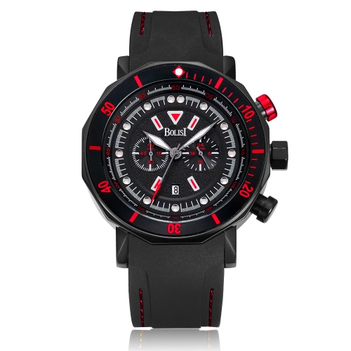 

Bolisi Fashion Casual Quartz Watch 3ATM Water-resistant Men Watches