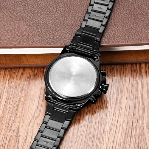 Bolisi Business Watch 3ATM Water-resistant Quartz Watch Men Wristwatch Male Calendar Timer
