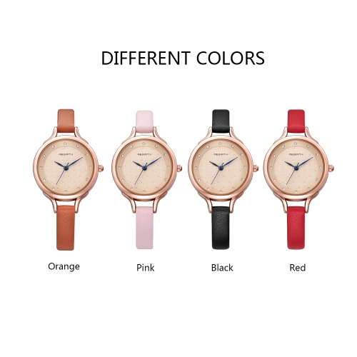 

REBIRTH Fashion Casual Quartz Watch Life Water-resistant Watch Women Wristwatches Female