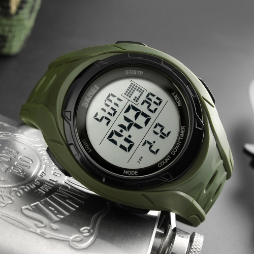 

SKMEI Sport Digital Watch 5ATM Water-resistant Unisex Watches Backlight Wristwatch Time / Week / Alarm / Date / Chrono