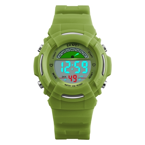 

SKMEI Kids Sport Digital Watch 5ATM Водонепроницаемые детские часы Backlight Wristwatch с сигнализацией