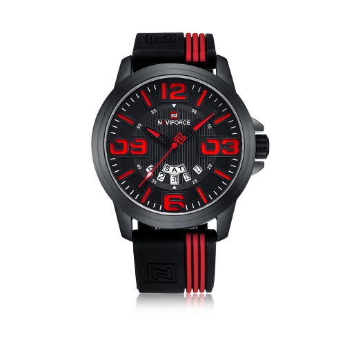 NAVIFORCE Mode Hommes Montre 3ATM Étanche À L'eau Quartz Casual Homme Montre-Bracelet Relogio Musculino Semaine