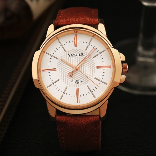 

Мужские наручные часы YAZOLE Fashion Мужские наручные часы 3ATM Водонепроницаемый дисплей времени