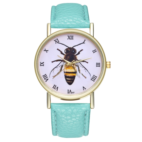 

Vintage Honey Bee Insect Leather Watch для женщин Мужские часы День Рождения Свадебные Идеи подарковT01