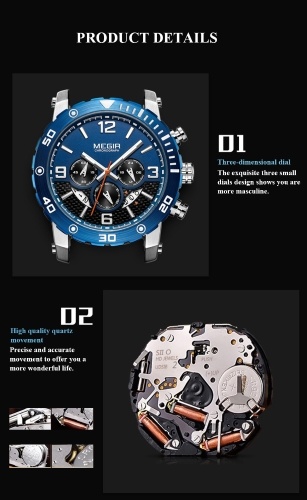 

MEGIR 2084 Top Luxury Men Watch