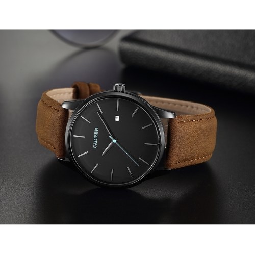 

Cadisen Fashion Men Watches Quartz Luxury Sports Wrist Watch Simple Calendar Business Watch