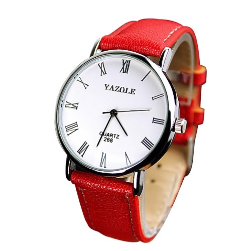 

YAZOLE 268 Man Fashion Casual Business Leather Quartz Watch