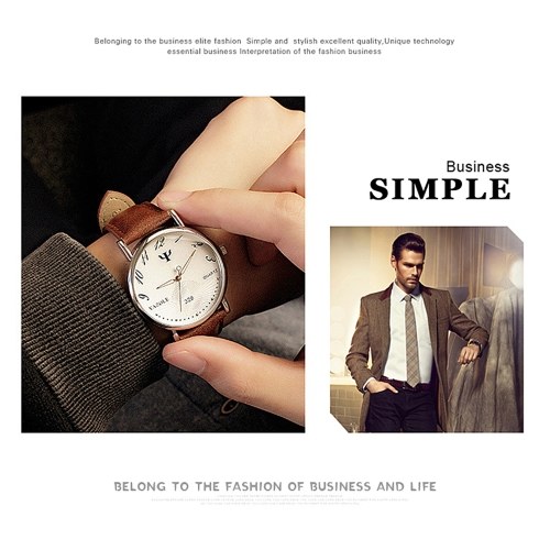 YAZOLE 328 Quartz Watch Wrist Watch PU Leather Luminous Pointer Business Simple Style Man Watch