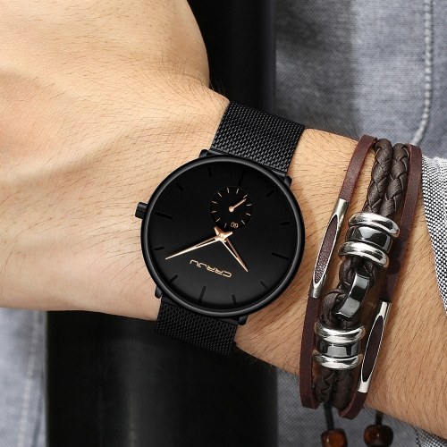 

CRRJU Men Fashion Casual Quartz Watch