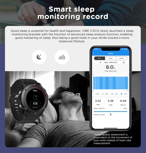 

Zeblaze VIBE 3 ECG Smart Sport Watch