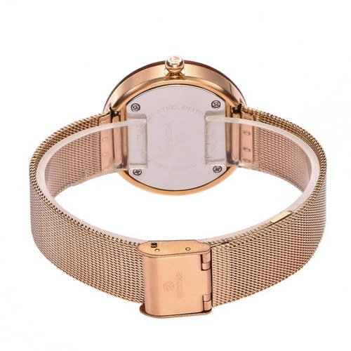 

Women Quartz Watch REDEAR Classic Fashion Wrist Watch with Calendar Mesh Bracelet Female Analog Watch