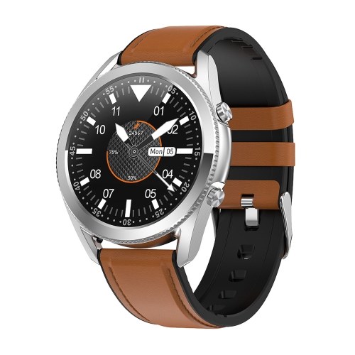 

G33 1.3 Inch IPS Screen Smart Watch Phone Watch with Leather Strap for Men Women